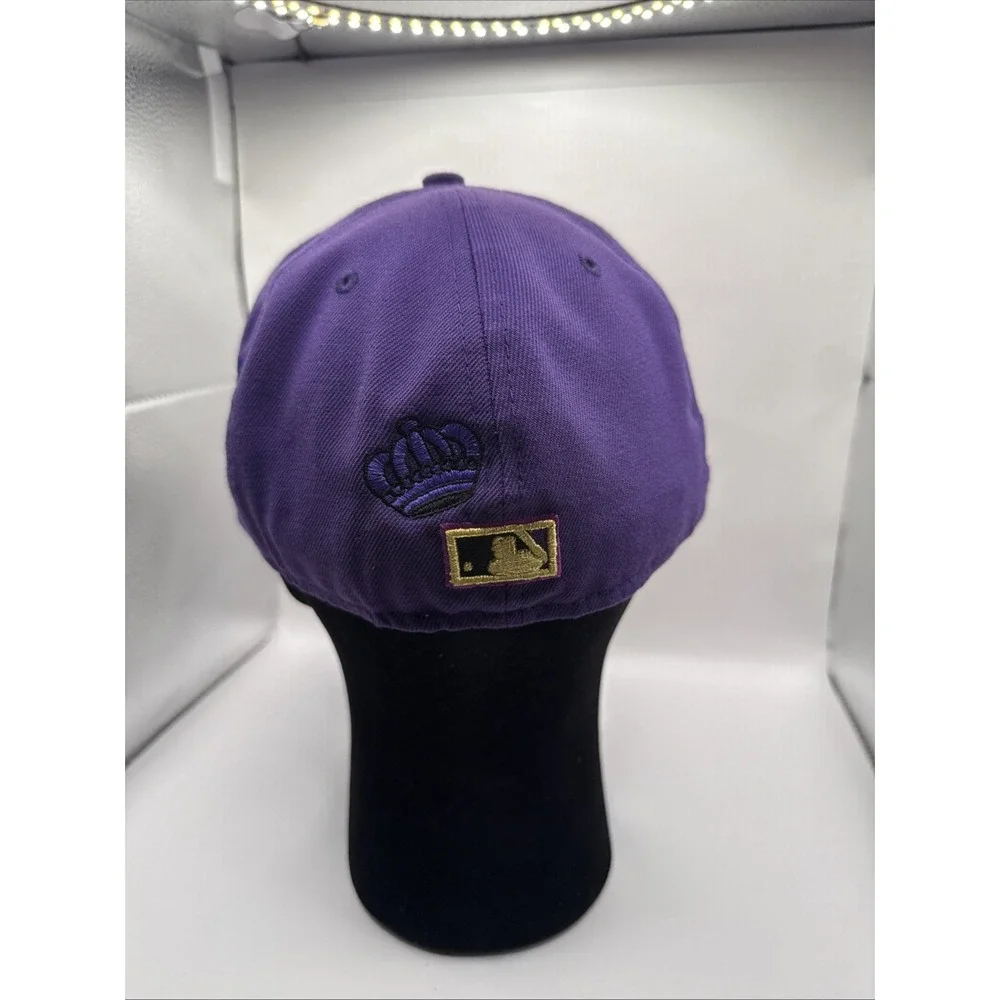 COLORADO ROCKIES MLB 1993 INAUGURAL SEASON NEW ERA FITTED LOGO‎ HAT Custom 7 3/8